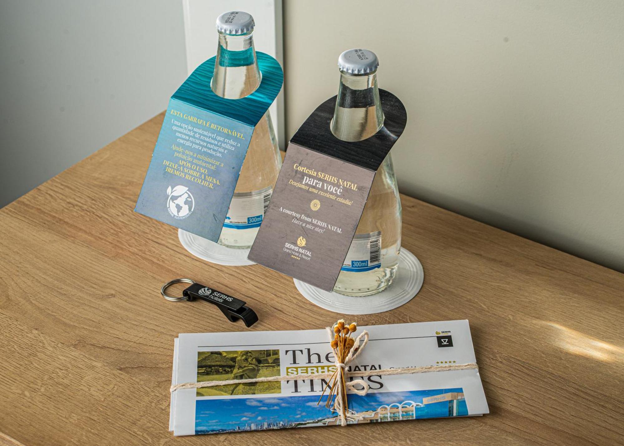 Serhs Natal Grand Hotel & Resort Exterior photo The Times newspaper in a hotel room